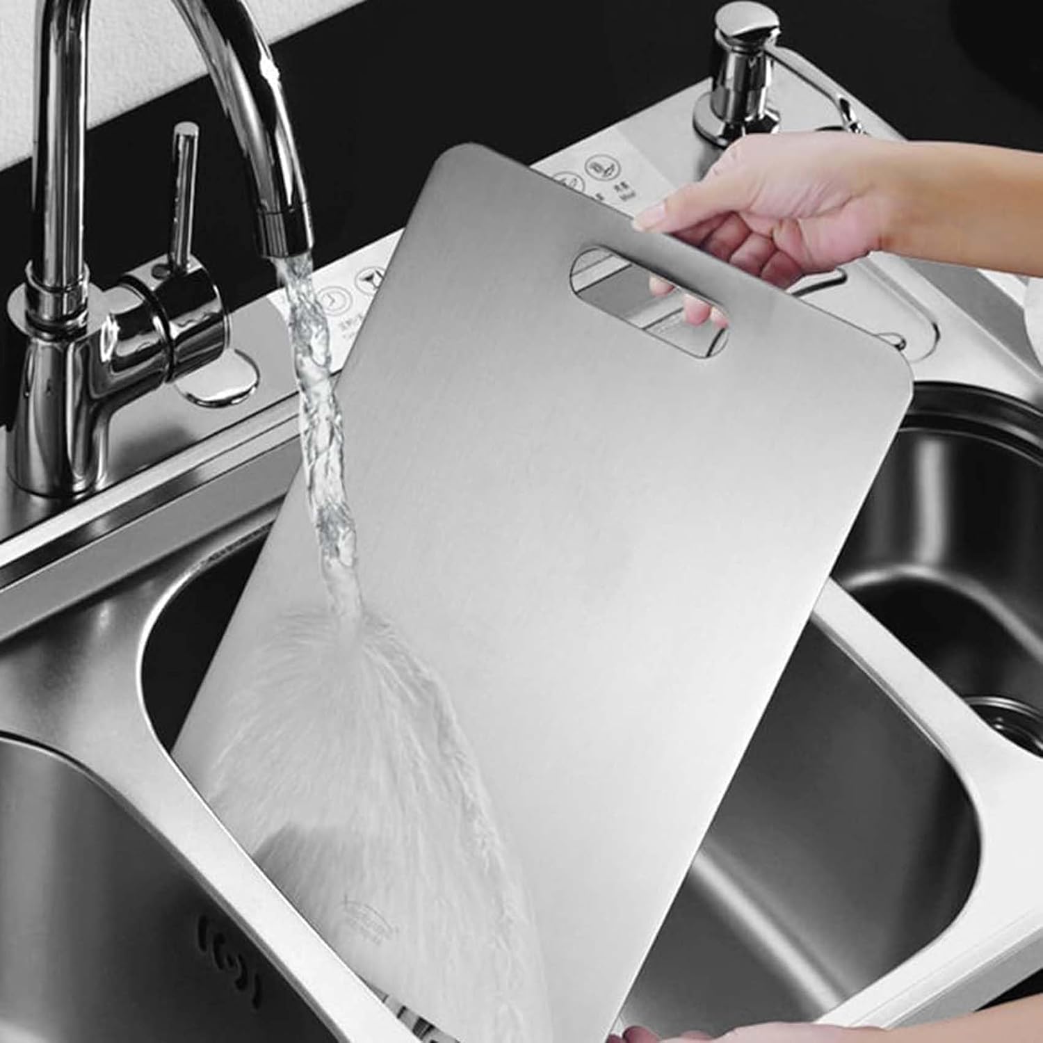 Supermom Medium Stello Stainless Steel Chopping Board Supermom Medium Stello Stainless Steel Chopping Board